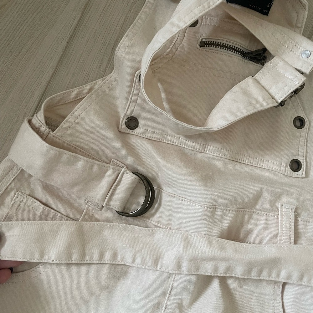 NWOT Buffbunny Over it Alls - Ivory - XS Short - Picture 10 of 12